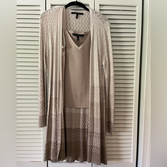 White House Black Market Tops - Duster with a matching tank top